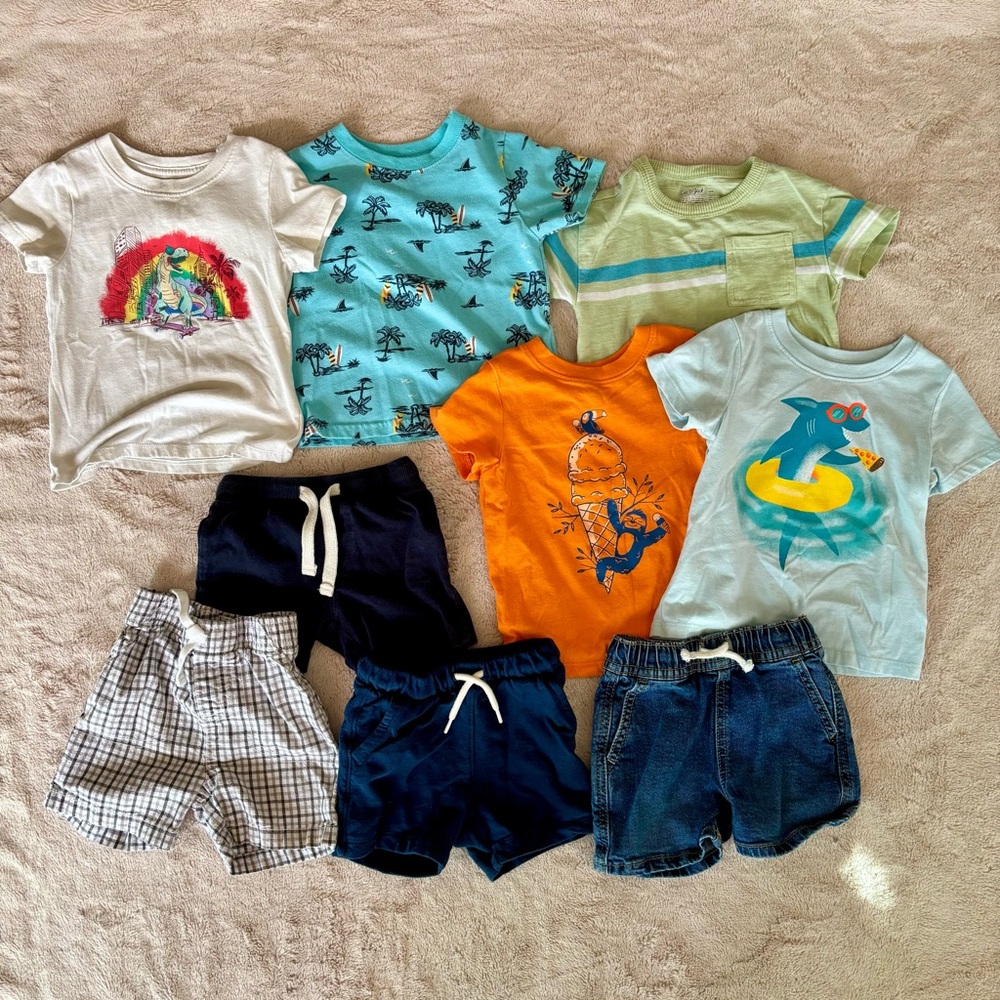 18mo tees & shorts bundle